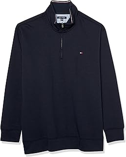 Men's 1/4 Zip Mock-Neck Sweatshirt