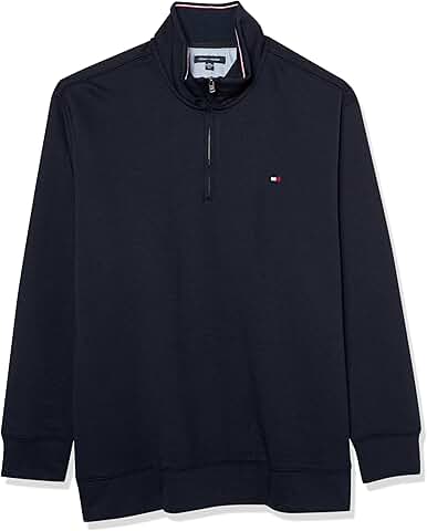 Men's 1/4 Zip Mock-Neck Sweatshirt