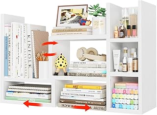 White desk organizer for office and decor