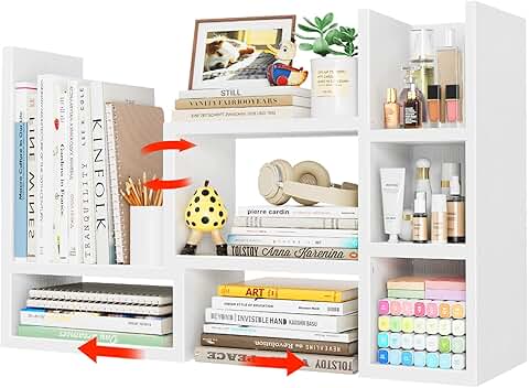 White desk organizer for office and decor