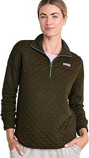 Large Forest Olive Diamond Quilted Shep Shirt