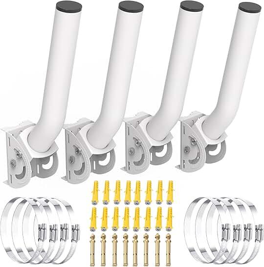 Wireless Bridge Mount with J Poles and Brackets