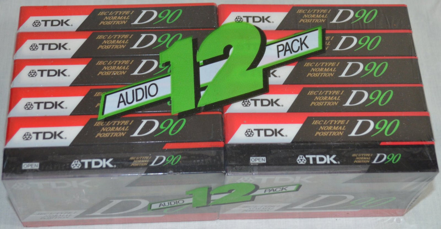 Blank 90 Minute Cassette Tapes