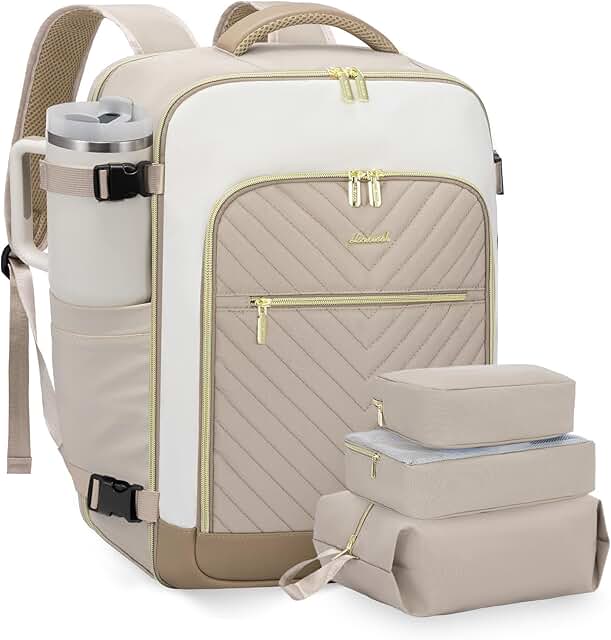 Large Waterproof Travel Backpack with Laptop Space