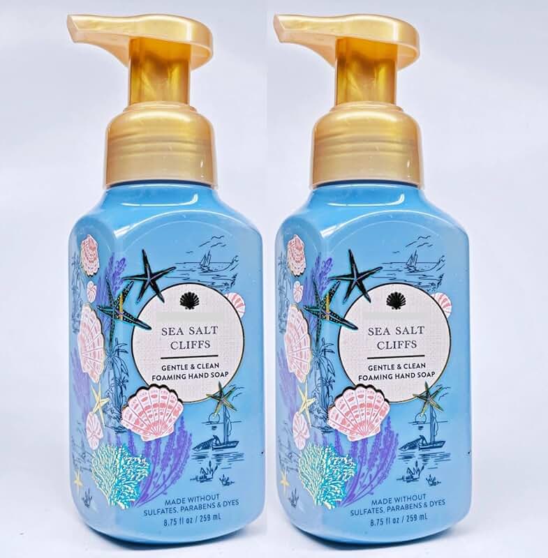 Gentle Sea Salt Cliffs Foaming Hand Soap, 8.75 fl oz, Pack of 2