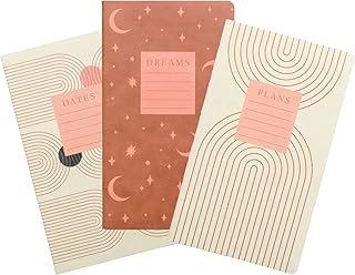 Set of 3 Flex Notebooks for Dreams and Plans