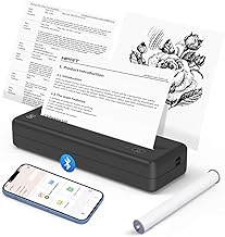 Wireless portable thermal printer for home and travel