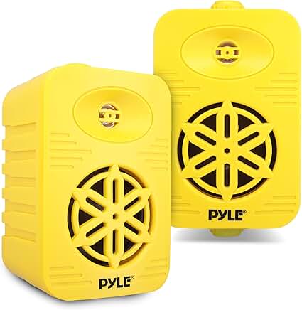 Outdoor Waterproof Marine Grade Speakers, 300 Watts