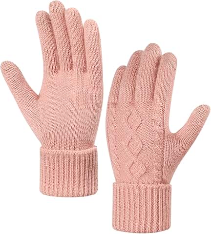 Warm Fleece Winter Gloves for Women