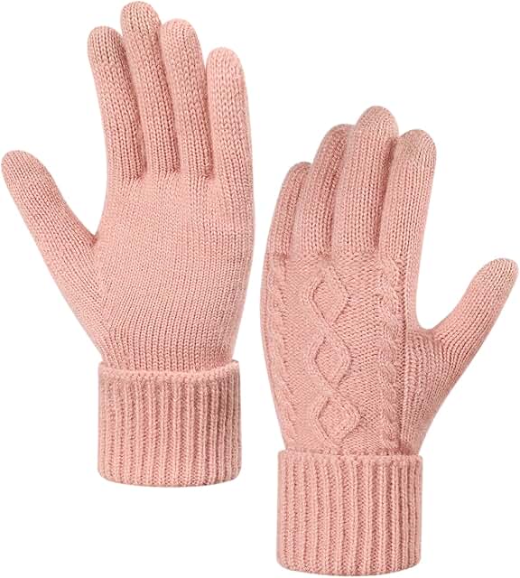 Warm Fleece Winter Gloves for Women