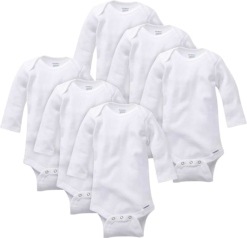 Multi-pack Long-sleeve Baby Bodysuits