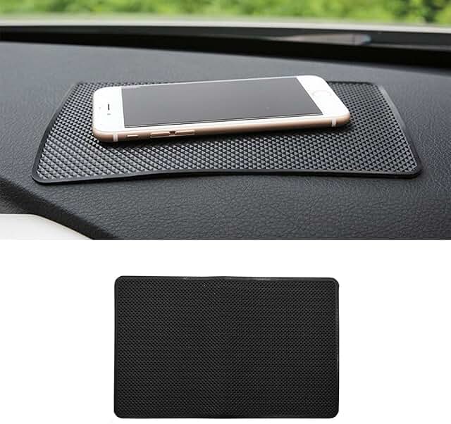 Anti-Slip Silicone Dashboard Mat for Phones and Keys