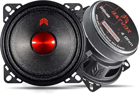 Pair of 4-inch 120W 4? Midrange Door Speakers
