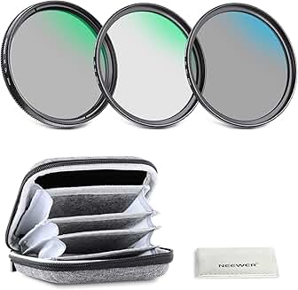 58mm UV, CPL, and ND Lens Filter Kit with Case