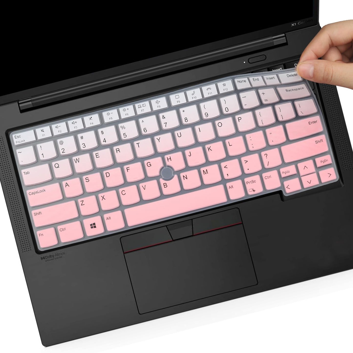 Pink Keyboard Cover for 14-Inch Laptops