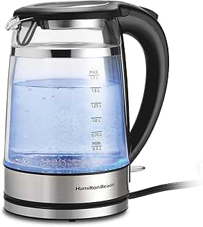 Double Wall 1.7L Electric Kettle with Filter and Safety Features
