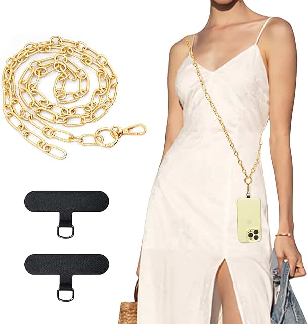 Adjustable Metal Phone Lanyard for Women
