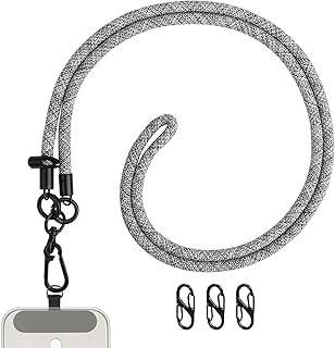 Universal Phone Lanyard with Crossbody Strap and Earphone Hook