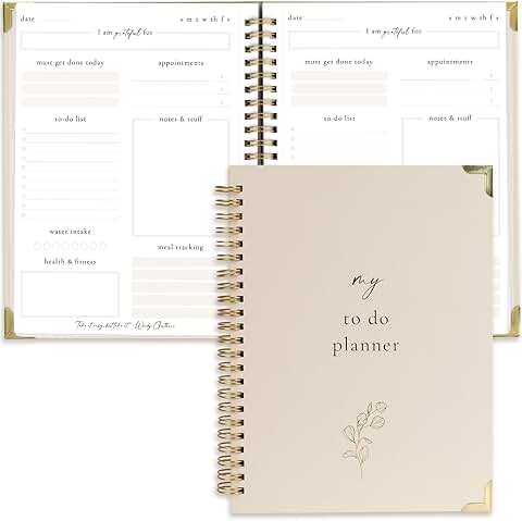 Beautiful To Do List Notebook for Daily Planning
