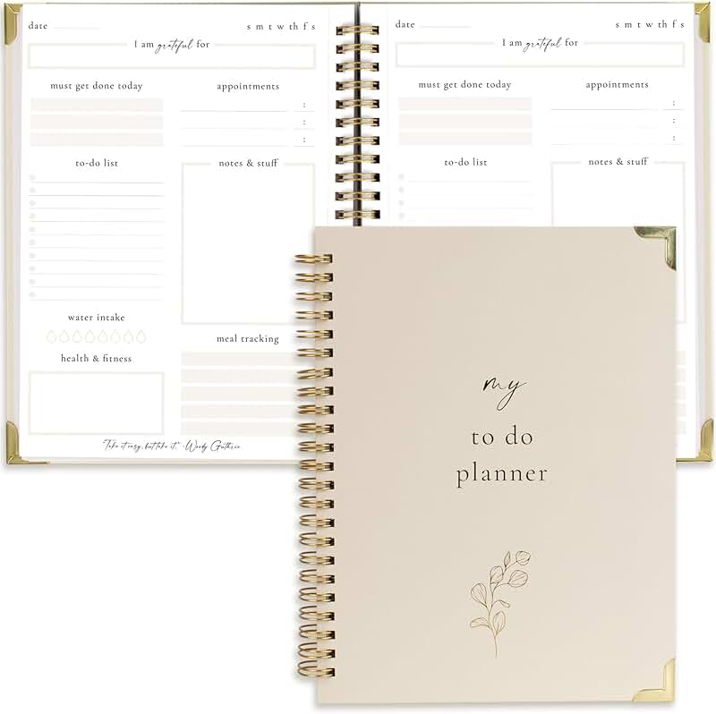 Beautiful To Do List Notebook for Daily Planning