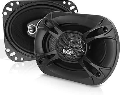 3-Way Car Stereo Speakers, 400W, 6x8 Inches, Pair