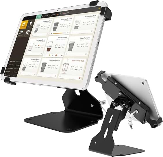 All-Metal Tablet Mount Stand for 9.7-12.9 Inch Tablets