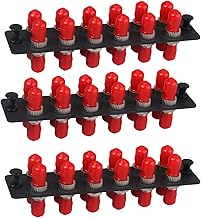 12-Fiber ST to ST Single Mode Fiber Patch Panel with 12 Adapters