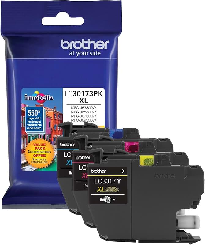 High Yield XL Ink Cartridges Cyan, Magenta, Yellow Pack