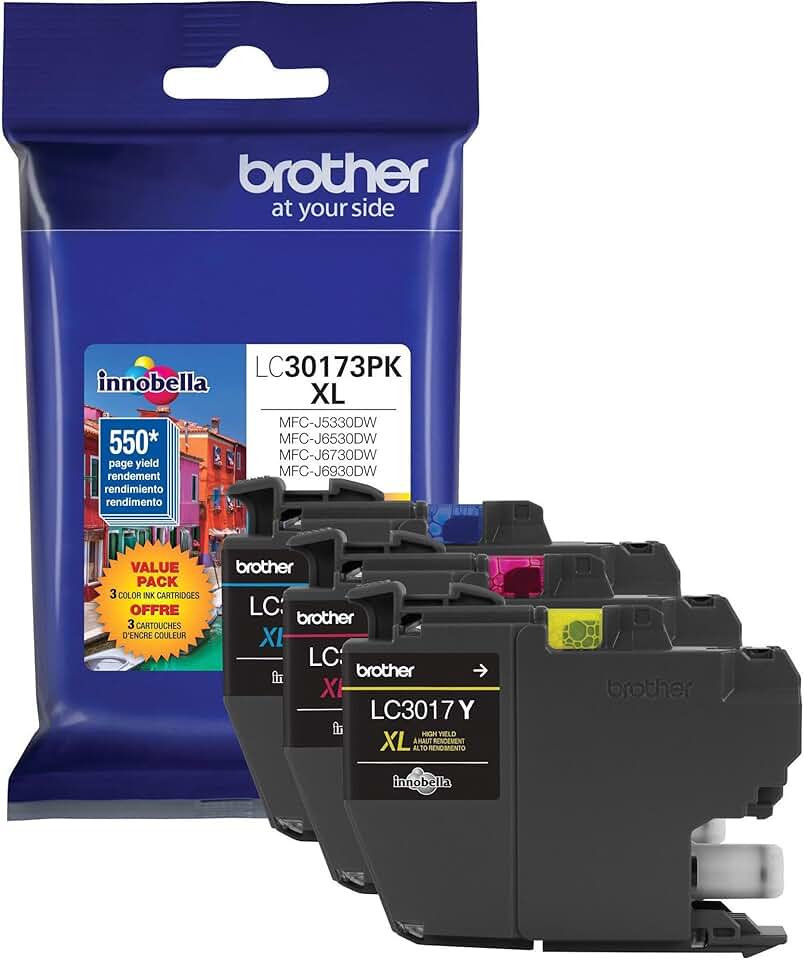 High Yield XL Ink Cartridges Cyan, Magenta, Yellow Pack