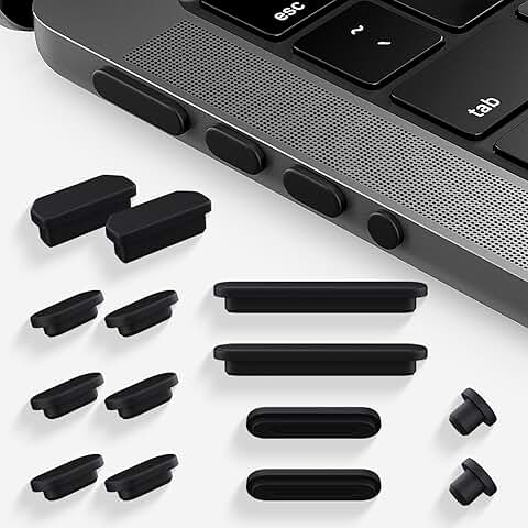 USB C Dust Plug Cover Set for Laptop and Accessories