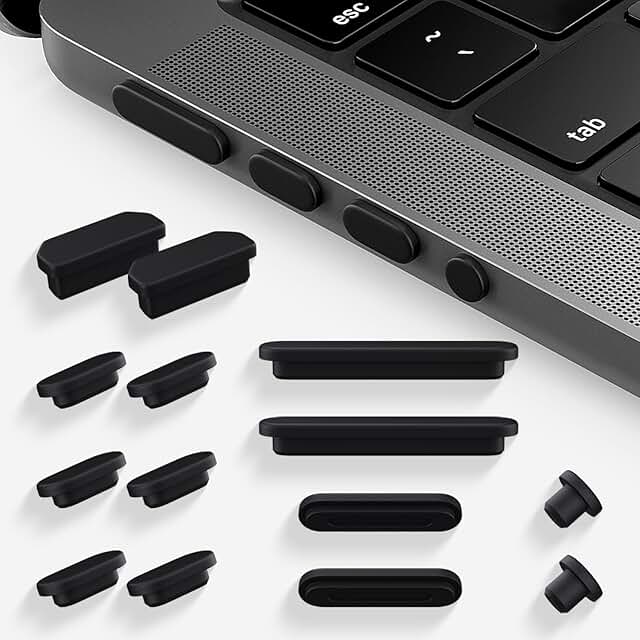 USB C Dust Plug Cover Set for Laptop and Accessories
