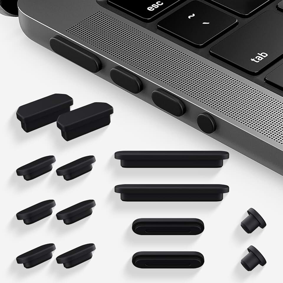 USB C Dust Plug Cover Set for Laptop and Accessories