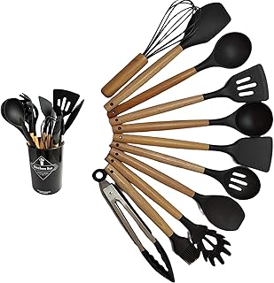 12-Piece Heat-Resistant Silicone Kitchen Utensil Set