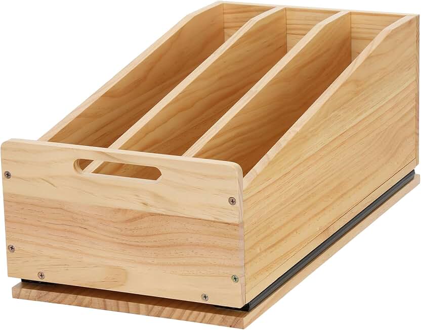 Wood Storage Rack for Baking Pans and Boards