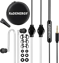 Airtube Headphones with Microphone and Volume Control