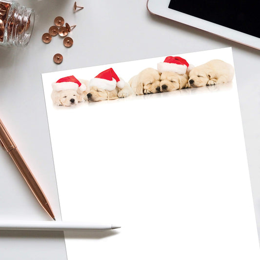 Puppies Letterhead, 80 sheets, 11 x 8.5 inches
