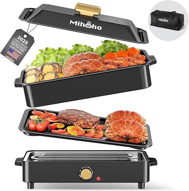 Large Capacity Non-stick Slow Cooker with Lid