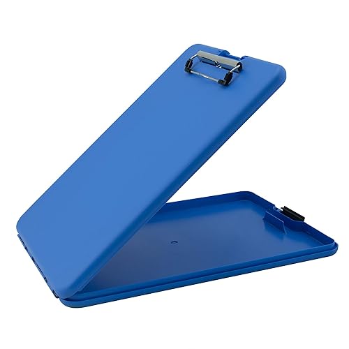 Blue SlimMate Plastic Storage Clipboard