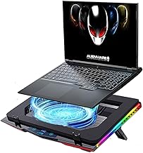 Cooling Pad with Turbo Fan and RGB Light for Gaming Laptops