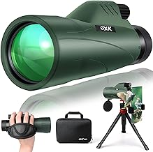 High Power 12x56 Monocular for Adults with Tripod and Bag