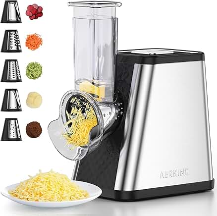5-in-1 Electric Cheese Slicer and Shredder