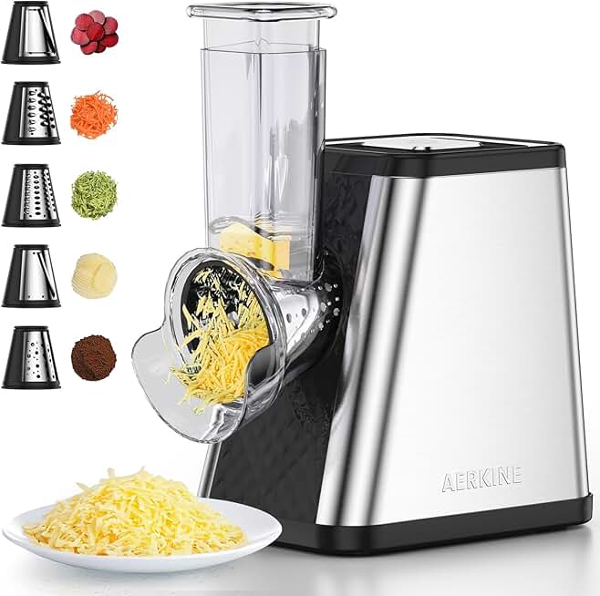 5-in-1 Electric Cheese Slicer and Shredder