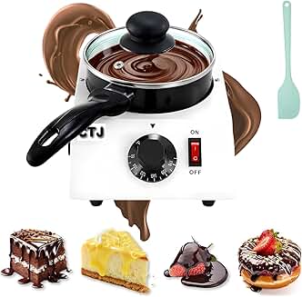 Electric Chocolate Melting Pot with Spatula