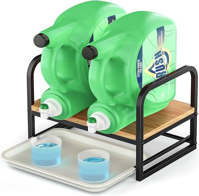 Laundry Detergent Storage with Drip Tray