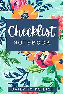 Daily Checklist Notebook for Priorities and Organization