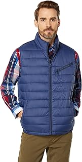 Men's Quilted Puffer Vest with Chest Pocket