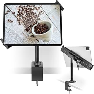 Lockable Tablet Stand with Swivel for 7-11 Inch Devices