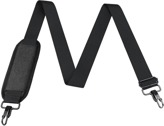 56-inch adjustable soft shoulder strap with metal hooks