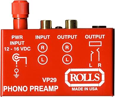 Red Phono Preamp Roll