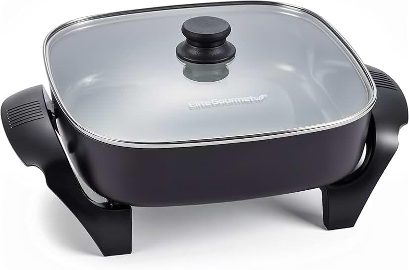 12-inch ceramic non-stick electric skillet